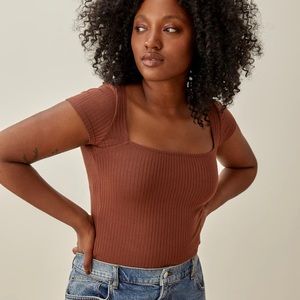 Reformation Bardot Top